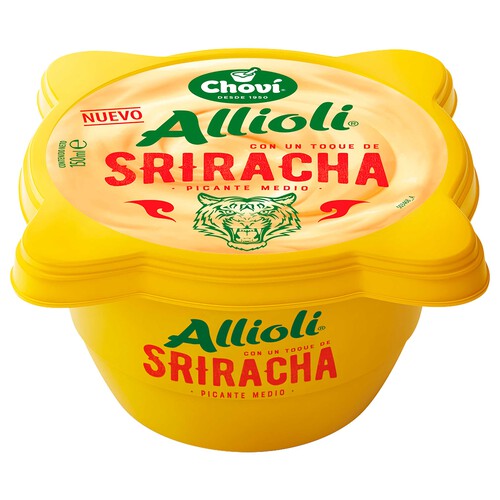 Alcampo CHOVI Allioli con un toque de Sriracha (picante medio) 150 ml