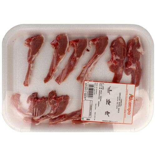 Alcampo Chuletas extra de cabrito ideales para plancha o barbacoa