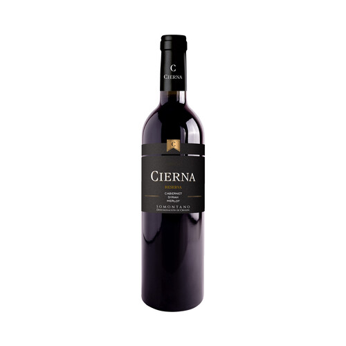 Alcampo CIERNA Vino tinto reserva con D.O. Somontano CIERNA botella de 75 cl