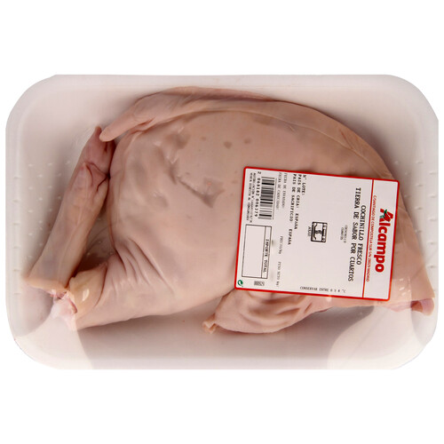 Alcampo Cochinillo fresco por cuartos ideal para hornear TIERRA DE SABOR