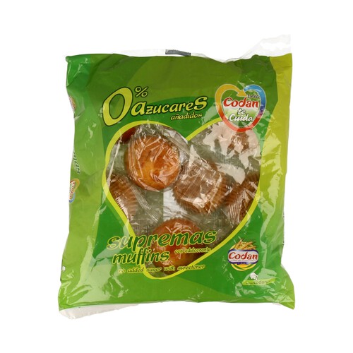 Alcampo CODAN Magdalenas (0% azucares añadidos) 350 gr