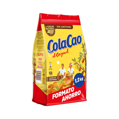 Alcampo COLACAO Cacao en polvo soluble en formato ecobolsa 1 2 kg