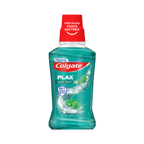 Alcampo COLGATE Enjuague bucal de uso diaro sin alcohol y con CPC COLGATE Plax 250 ml