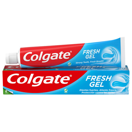 Alcampo COLGATE Fesh gel Pasta de dientes con flúor para unos dientes fuertes y un aliento fresco 75 ml