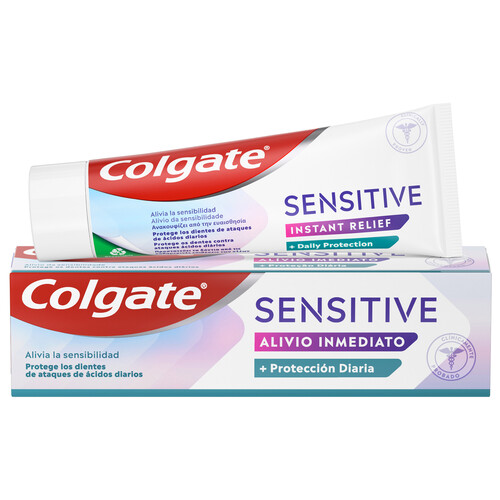 Alcampo COLGATE Sensitive Pasta De Dientes Con Flúor Para El Alivio Inmediato De La Sensibilidad Dental 75 Ml