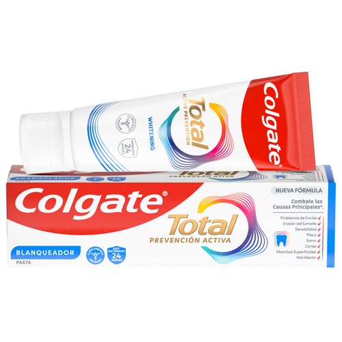 Alcampo COLGATE Total prevención activa Pasta de dientes con acción blanqueante 75 ml