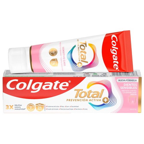 Alcampo COLGATE Total prevención activa + Pasta de dientes para dientes sensibles 75 ml