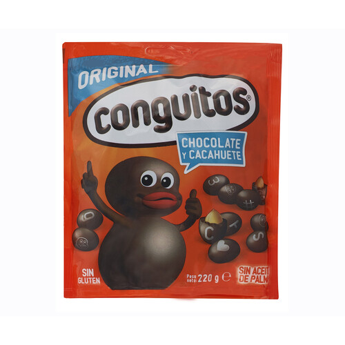 Alcampo CONGUITOS Cacahuetes recubiertos de chocolate 240 g