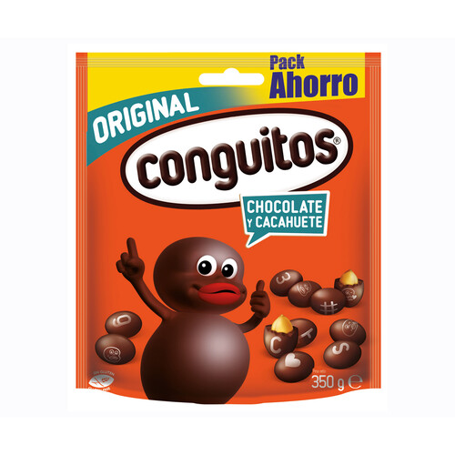 Alcampo CONGUITOS Cacahuetes recubiertos de chocolate 350 g