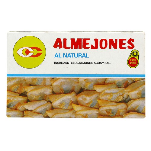 Alcampo CONSERVAS CERQUEIRA Conserva de almejones al natural 63 g