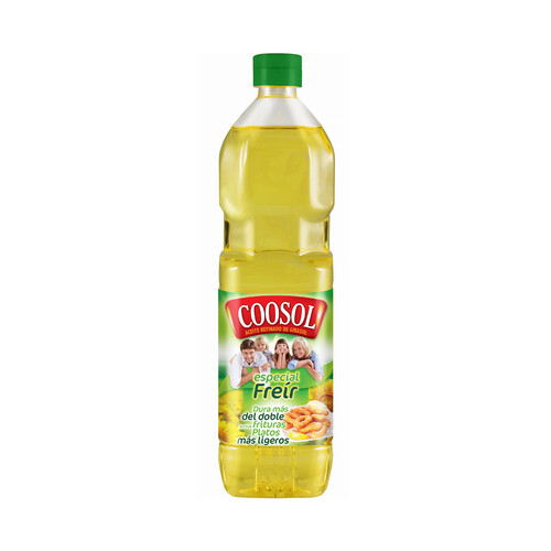 Alcampo COOSOL PREMIUM Aceite de girasol botella de 1 l