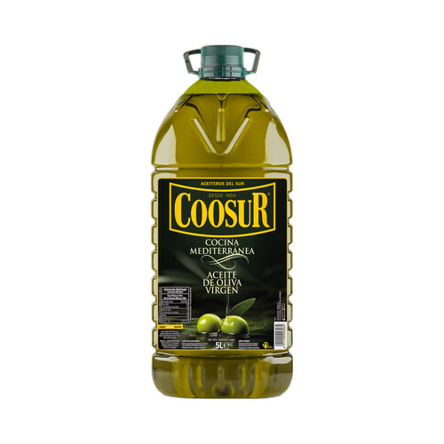 Alcampo COOSUR Aceite de oliva virgen cocina Mediterránea garrafa de 5 l