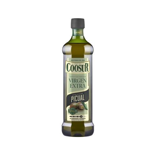 Alcampo COOSUR Aceite de oliva virgen extra Picual intenso botella de 1 l