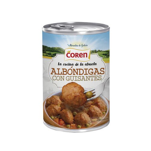 Alcampo COREN Albóndigas con guisantes y zanahorias ( la cocina de la Abuela) COREN 425 g