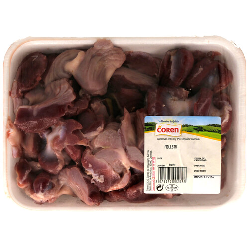 Alcampo COREN Bandeja con mollejas frescas de pollo 370 g