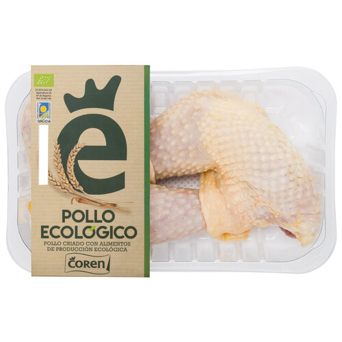 Alcampo COREN Bandeja De Muslos De Pollo Ecológicos Con Piel