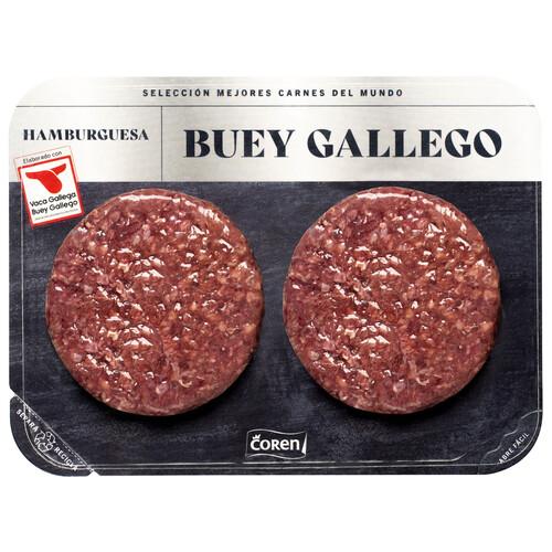 Alcampo COREN Hamburguesas de buey gallego con IGP Vaca-buey gallego 2 x 150 g