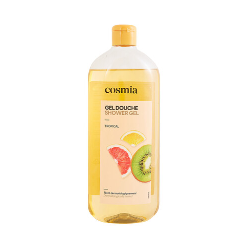 Alcampo COSMIA Gel para baño o ducha con perfume tropical 750 ml