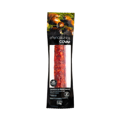 Alcampo COVAP Salchichón de bellota ibérico curado en tripa fibran COVAP Esenciaúnica 170 g