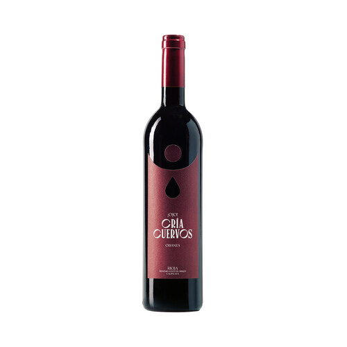 Alcampo CRIA CUERVOS Vino tinto crianza con D.O. Ca. Rioja botella de 75 cl