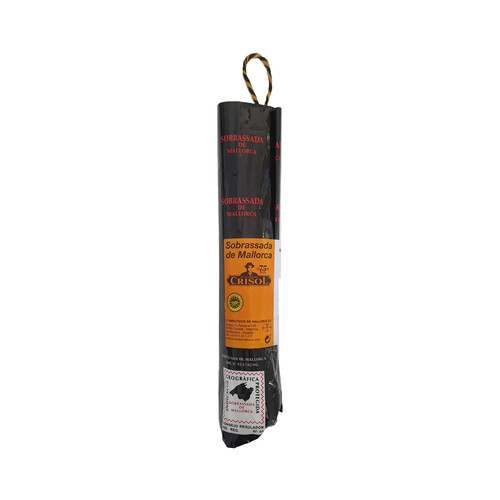 Alcampo CRISOL Sobrasada de Mallorca con IGP Sobrassada de Mallorca CRISOL Etiqueta negra 250 g