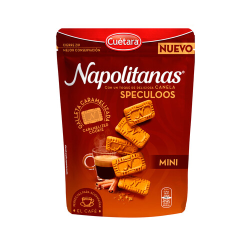 Alcampo CUETARA Galletas napolitanas mini speculoos 150 g