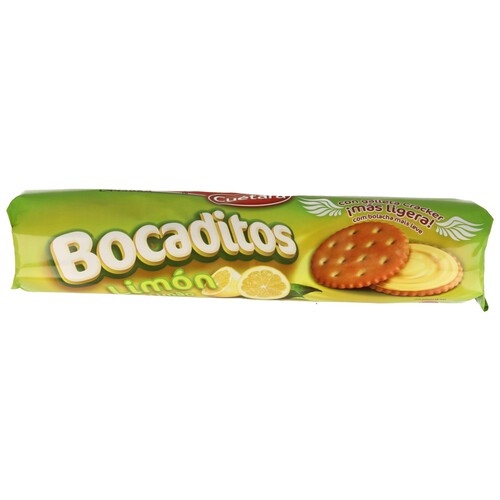 Alcampo CUÉTARA Galletas rellenas de crema sabor limón 150 g