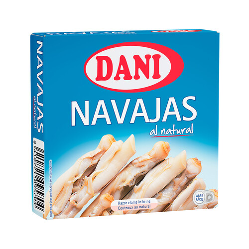 Alcampo DANI Navajas chilenas al natural lata de 63 g