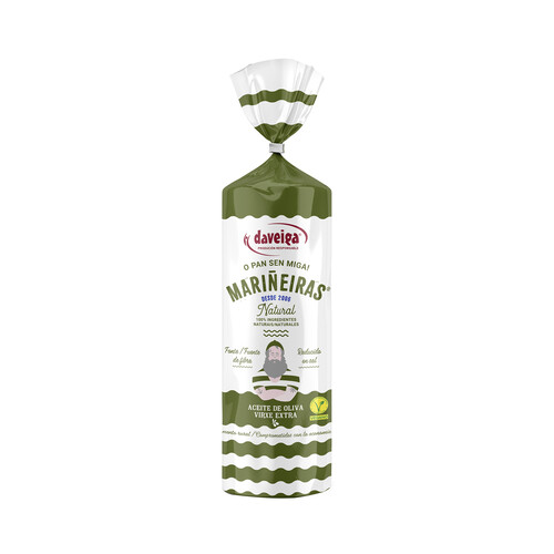 Alcampo DAVEIGA Galletas marineras con aceite de oliva e ingredientes 100% naturales 200 g