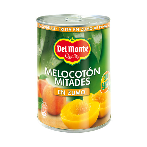 Alcampo DEL MONTE Melocotón en mitades en zumo de piña DEL MONTE lata p.e. 235 g