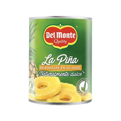 Alcampo DEL MONTE Piña en su jugo rodajas DEL MONTE LA PIÑA 350 g