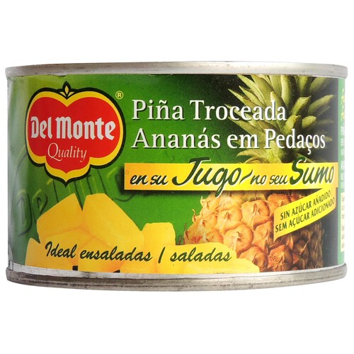 Alcampo DEL MONTE Piña troceada en su zumo DEL MONTE 227 gr