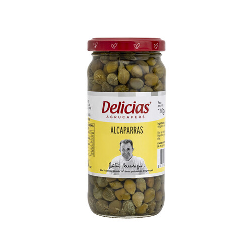Alcampo DELICIAS Alcaparras DELICIAS frasco de 140 g