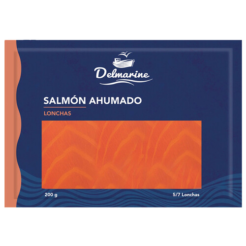 Alcampo DELMARINE Salmon ahumado en 5/7 lonchas 200 g