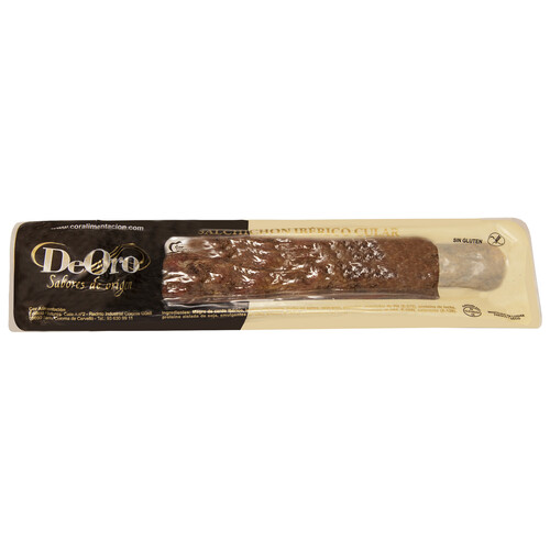Alcampo DEORO Salchichón ibérico cular de cerdo elaborado sin gluten DEORO pieza de 475 g aproximadamente