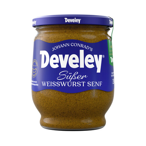 Alcampo DEVELEY Mostaza dulce original de Munich frasco 250 ml