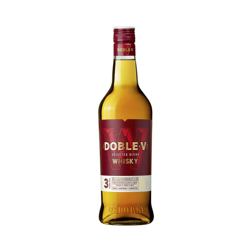 Alcampo DOBLE V Whisky blended selected nacional botella 70 cl