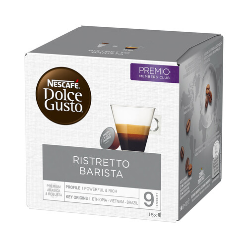 Alcampo DOLCE GUSTO Café en cápsulas Expresso Barista I9 16 uds
