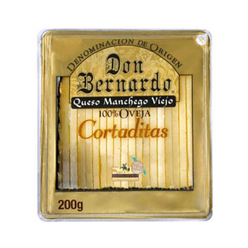 Alcampo DON BERNARDO Queso cortado manchego cortaditas 200 g