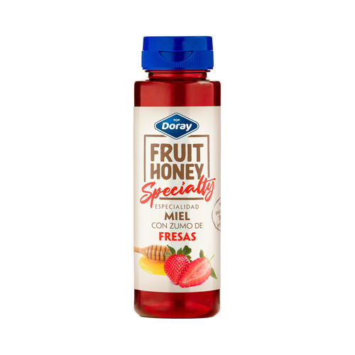 Alcampo DORAY Fruit Honey Specialty Miel con zumo de fresas 350 g