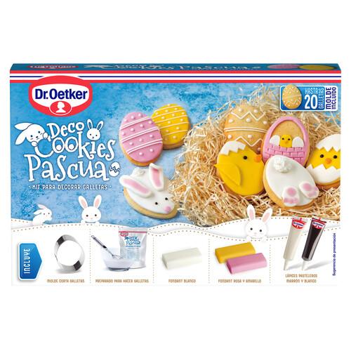 Alcampo DR. OETKER Kit para hacer galletas cookies con formas 588 g