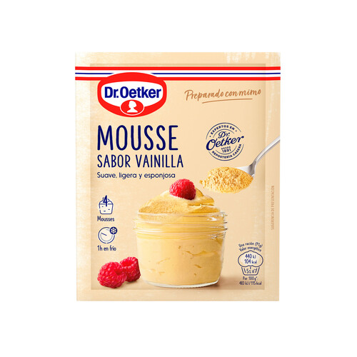 Alcampo DR. OETKER Preparado en polvo para mousse sabor a vainilla DR. OETKER caja 65 g