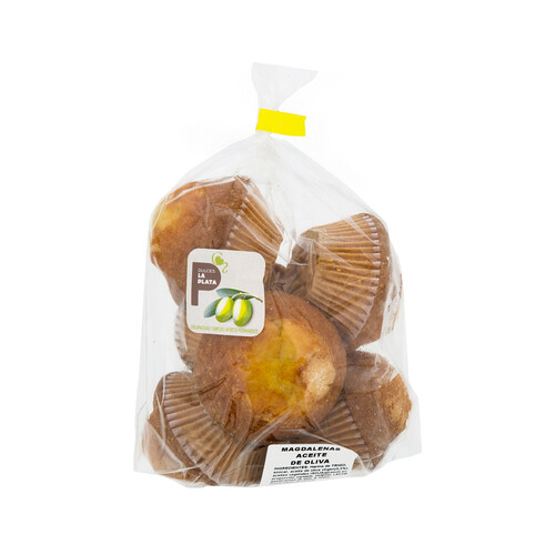 Alcampo DULCES LA PLATA Magdalenas aceite de oliva 6 unidades 480 g