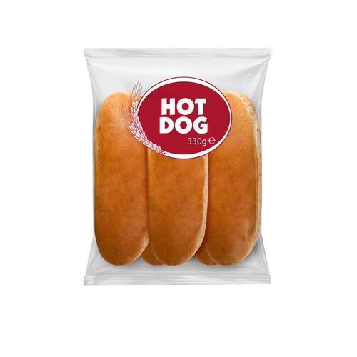 Alcampo DULCESA Pan para perritos calientes (Hot Dog) 6 uds. 330 g