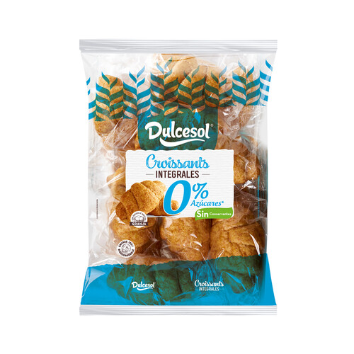 Alcampo DULCESOL Croissants integrales 0 % azúcares añadidos 270 g