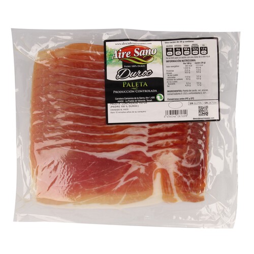 Alcampo DUROC Paleta serrana en lonchas DUROC 150 gr