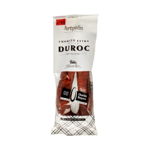 Alcampo DUROC Sarta de chorizo dulce de calidad extra e I.G.P Chorizo riojano DUROC 250 g