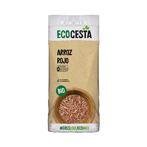Alcampo ECOCESTA Arroz rojo ecológico sin colorantes ni conservantes 500 g