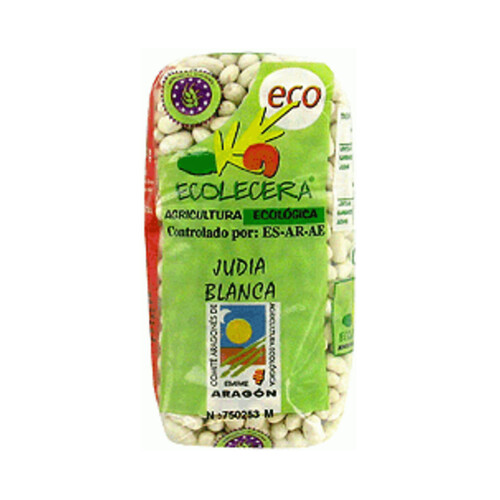 Alcampo ECOLECERA Alubia blanca ecológica origen Aragón ECOLECERA 500 g