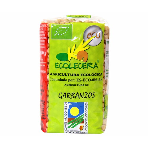 Alcampo ECOLECERA Garbanzos de Aragón de cultivo ecológico ECOLECERA 500 g